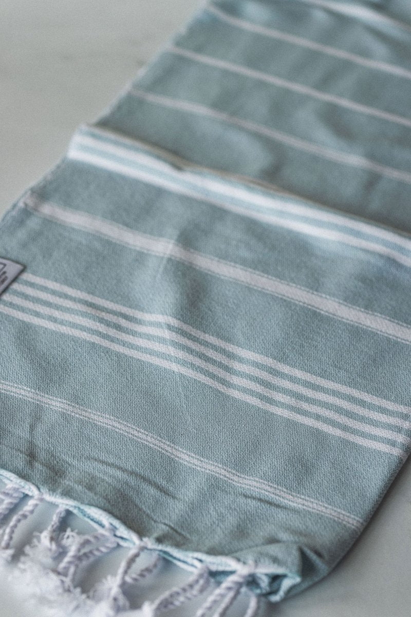 Perfect Classic Hand Towel Collection – 20”x40” Lightweight Organic Turkish Cotton Towels from The Bali Market