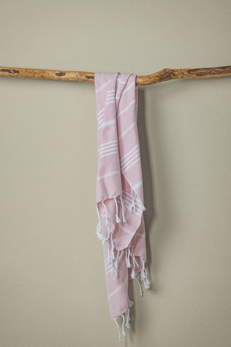 Perfect Classic Hand Towel Collection – 20”x40” Lightweight Organic Turkish Cotton Towels from The Bali Market