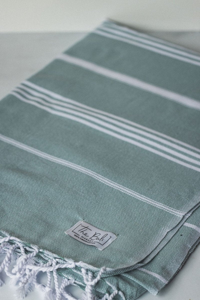 Perfect Classic Towel Collection – 40”x70” Lightweight Organic Turkish Cotton Towels from The Bali Market