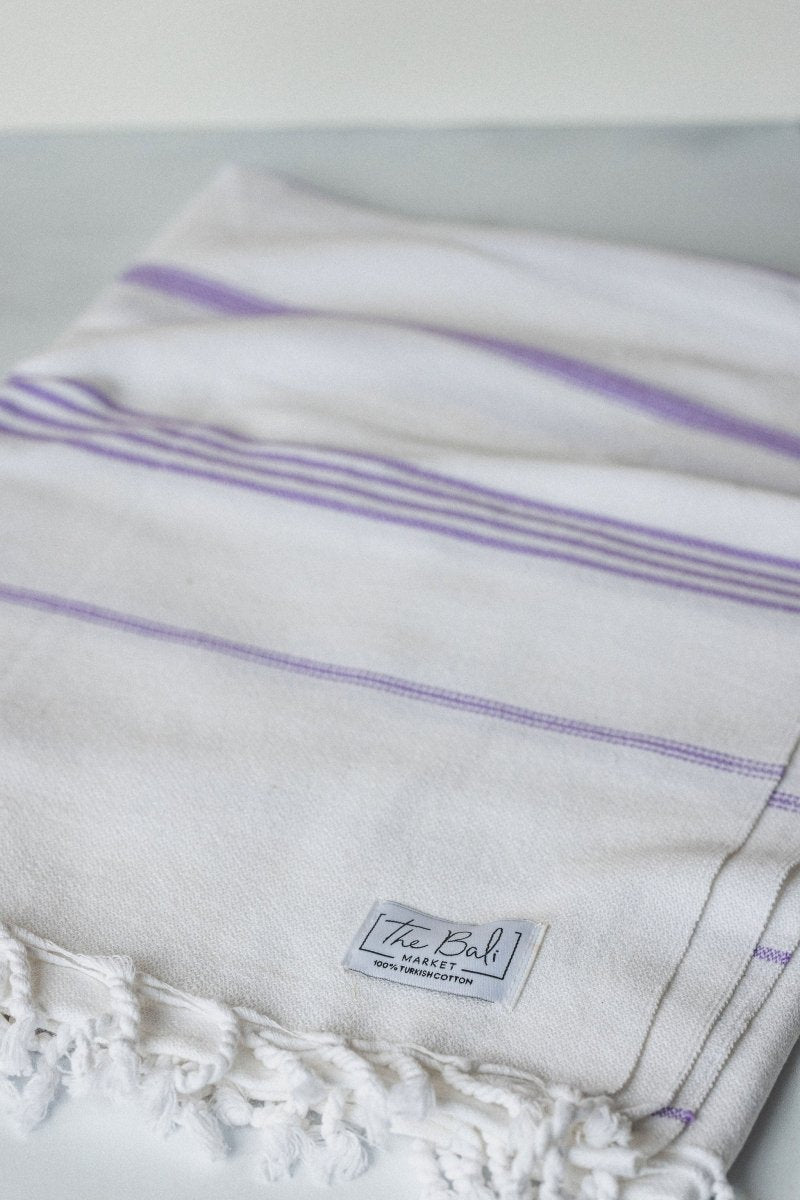 Perfect Classic Towel Collection – 40”x70” Lightweight Organic Turkish Cotton Towels from The Bali Market
