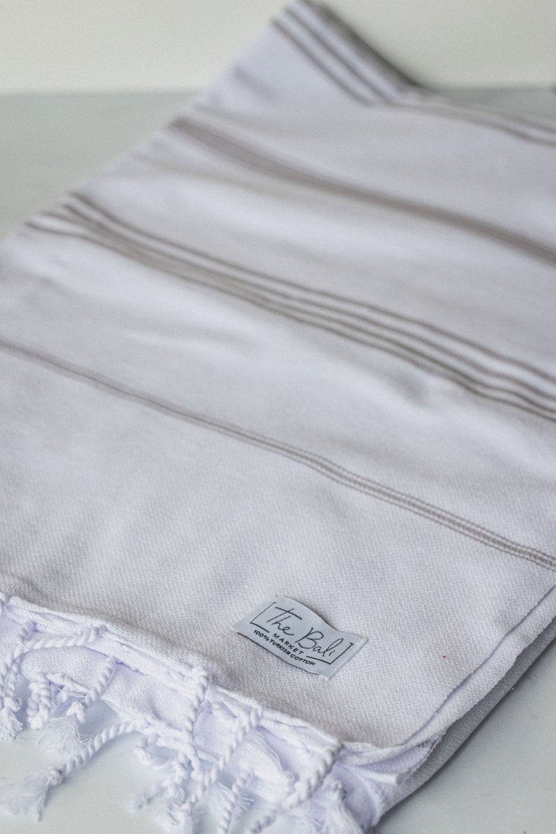 Perfect Classic Towel Collection – 40”x70” Lightweight Organic Turkish Cotton Towels from The Bali Market