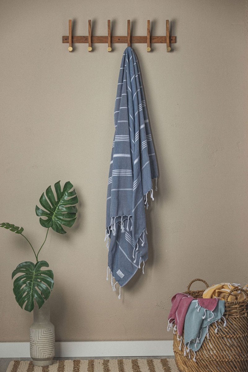 Perfect Classic Towel Collection – 40”x70” Lightweight Organic Turkish Cotton Towels from The Bali Market