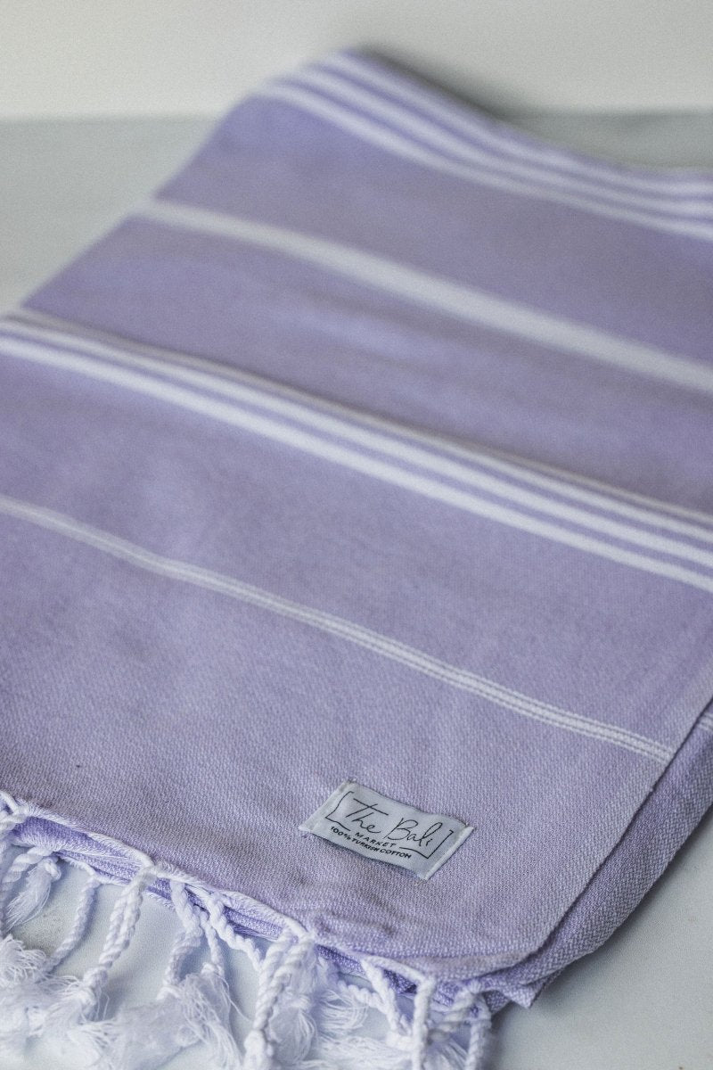 Perfect Classic Towel Collection – 40”x70” Lightweight Organic Turkish Cotton Towels from The Bali Market