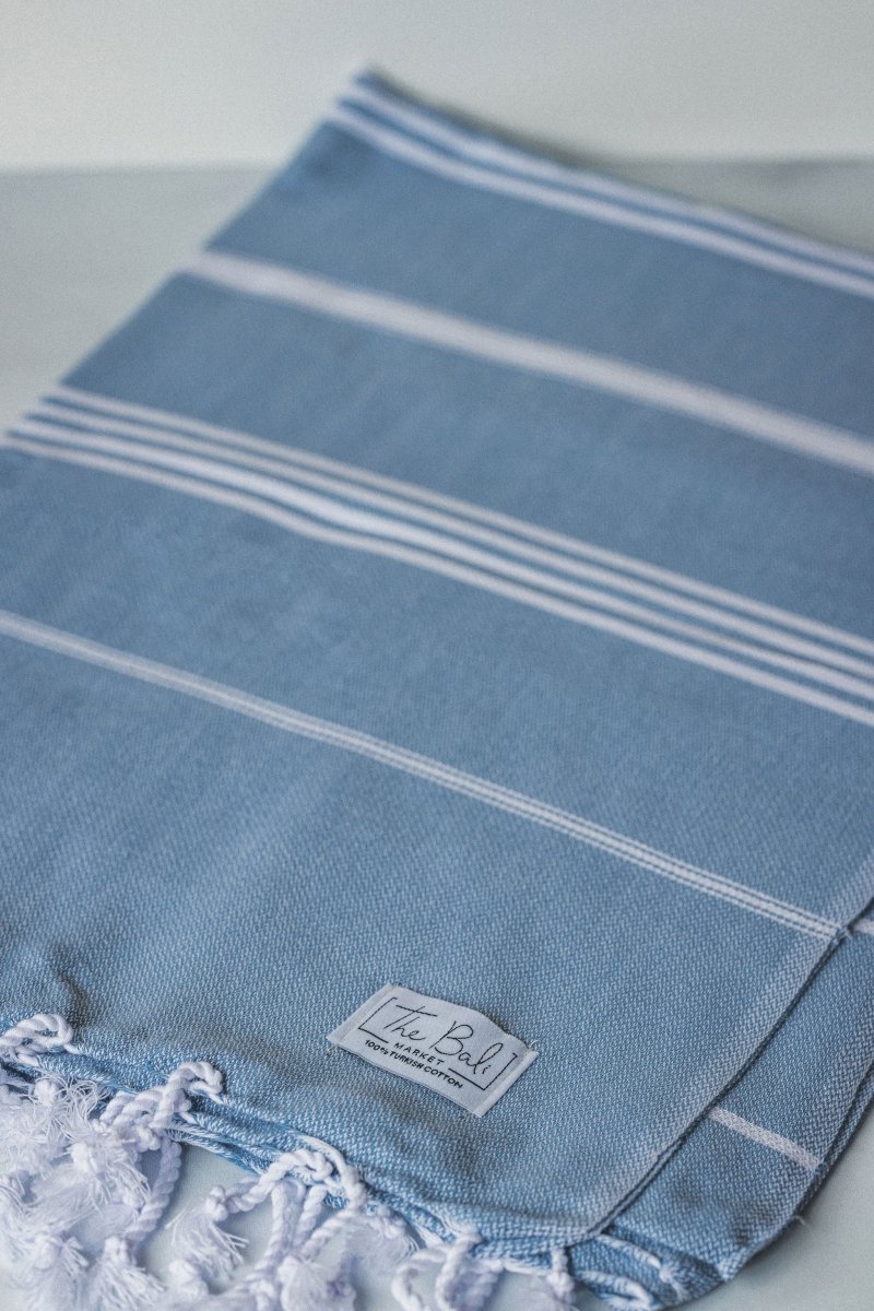 Perfect Classic Towel Collection – 40”x70” Lightweight Organic Turkish Cotton Towels from The Bali Market