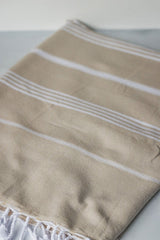 Perfect Classic Towel Collection – 40”x70” Lightweight Organic Turkish Cotton Towels from The Bali Market