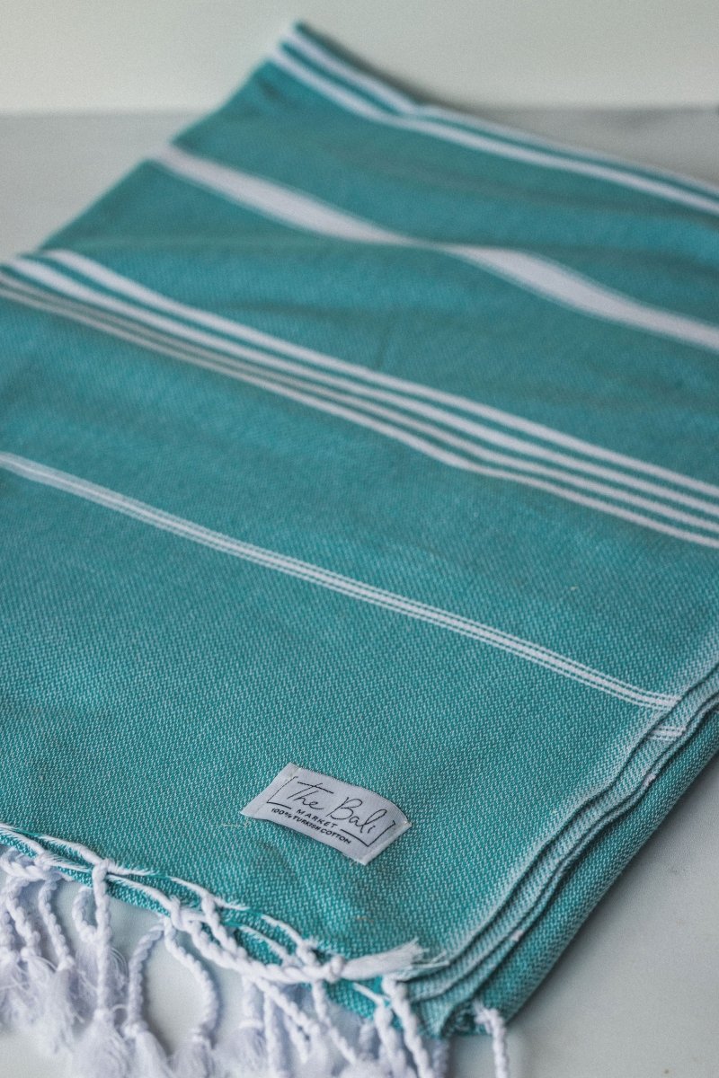 Perfect Classic Towel Collection – 40”x70” Lightweight Organic Turkish Cotton Towels from The Bali Market