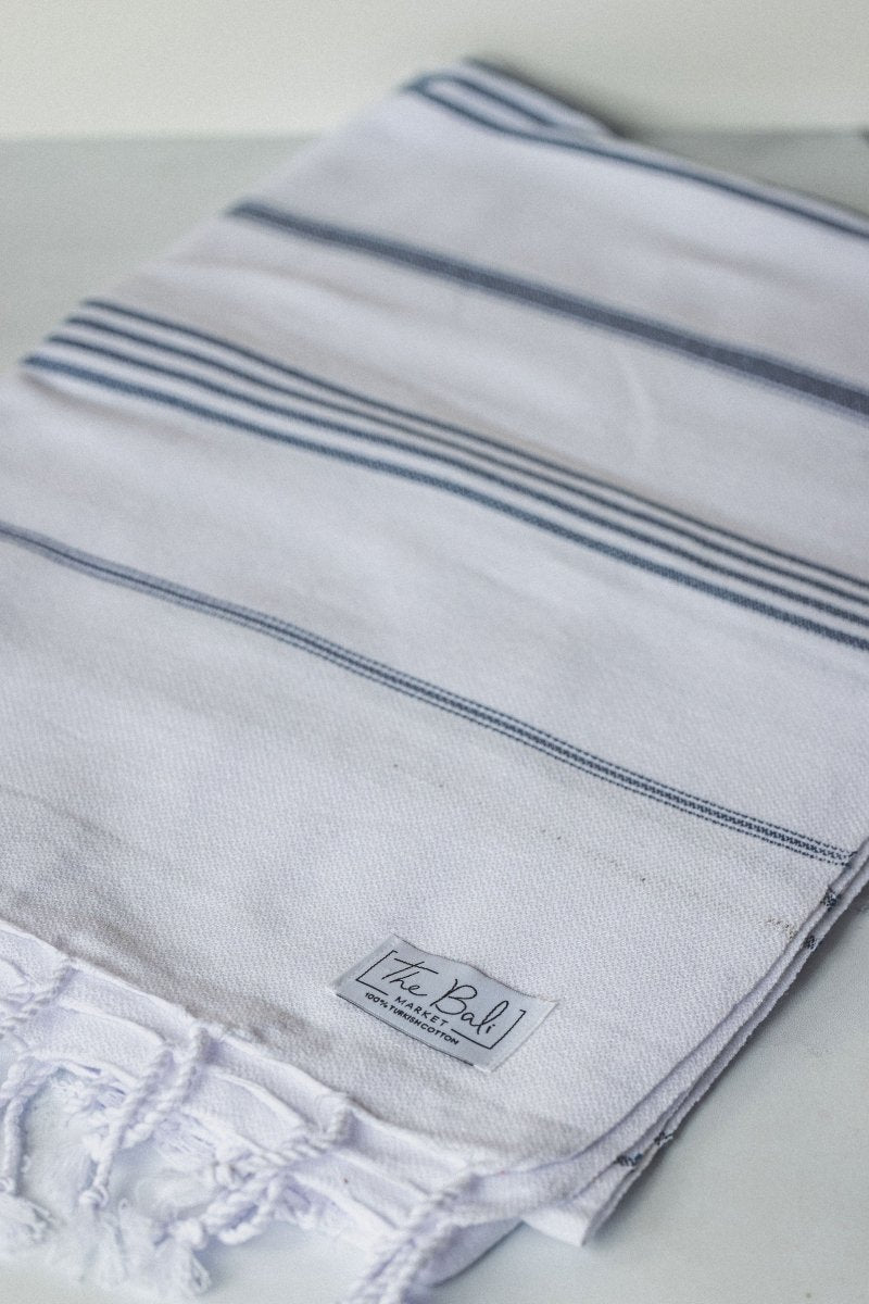 Perfect Classic Towel Collection – 40”x70” Lightweight Organic Turkish Cotton Towels from The Bali Market