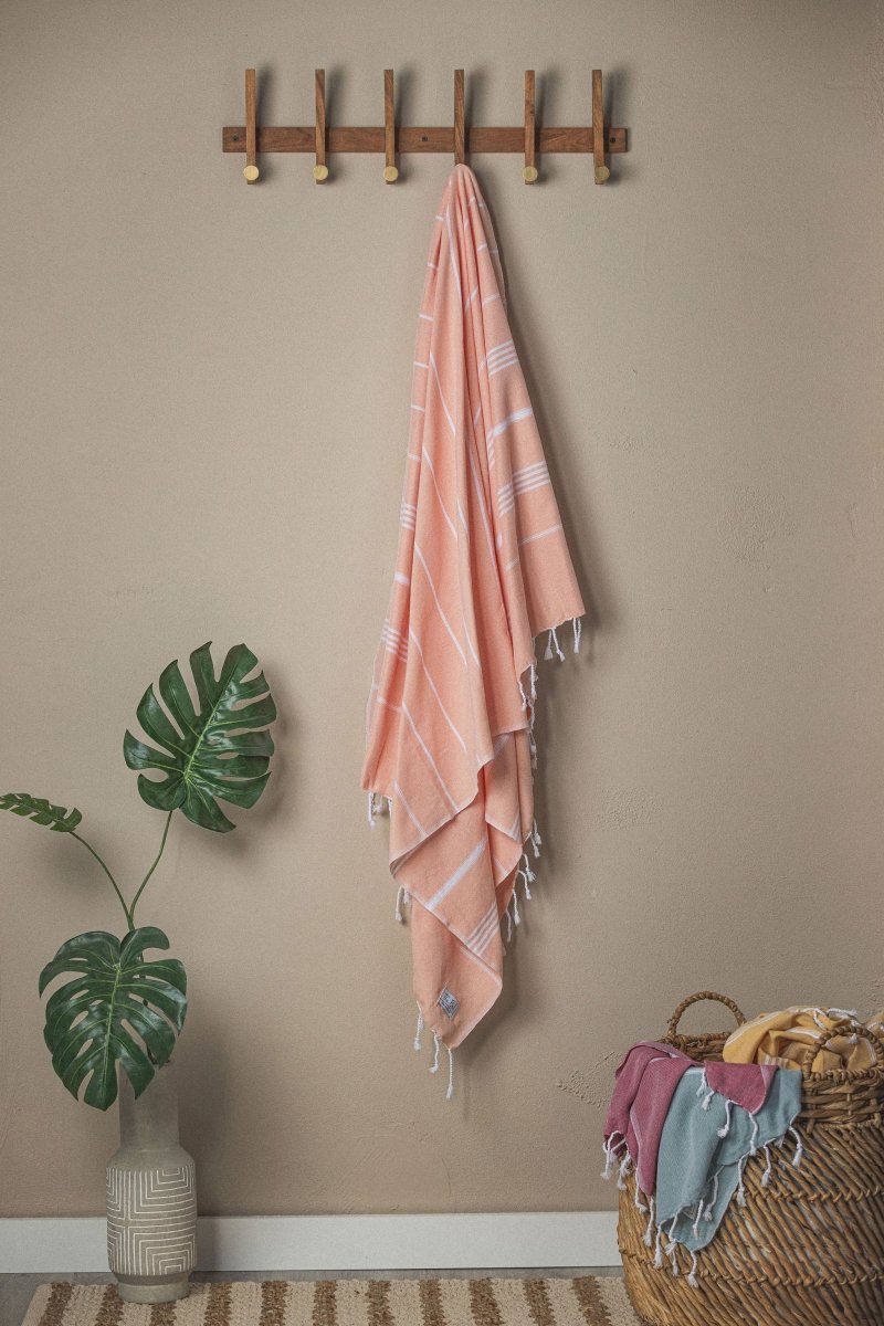 Perfect Classic Towel Collection – 40”x70” Lightweight Organic Turkish Cotton Towels from The Bali Market