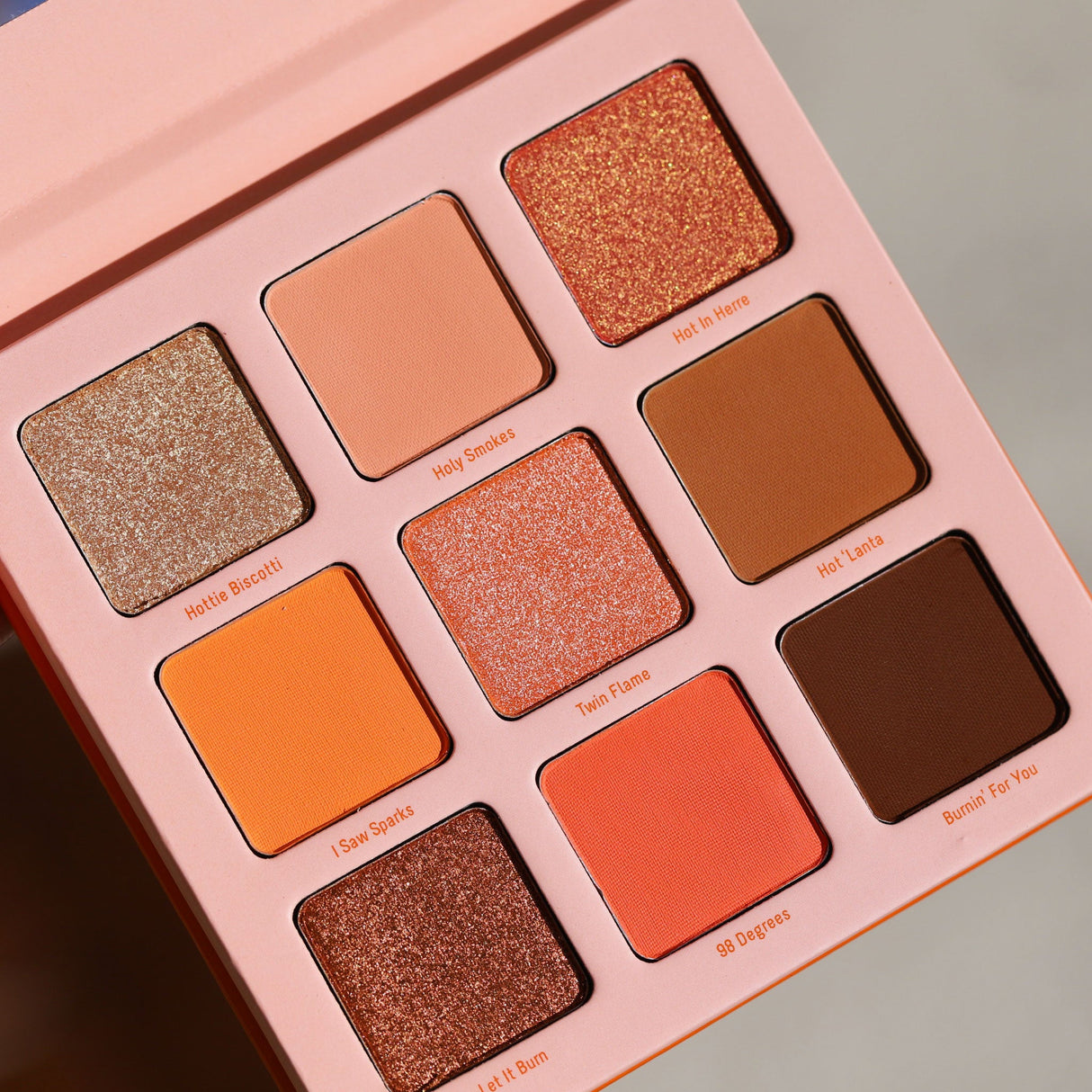 Perfect Match 9 Pigment Palette from Half Caked - with Vibrant Oranges and Rich Bronze Shades - Vegan and Cruelty-Free Makeup Blend Color Lid Pigment Titanium