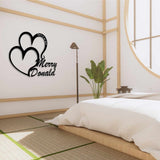 Personalizable Gift Double Heart from VITAHOME DESIGN LLC
