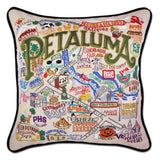 Petaluma Hand-Embroidered Pillow from Quirks!