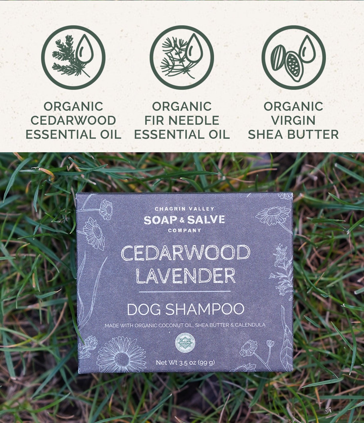 Dog Shampoo: Cedarwood Lavender From Chagrin Valley Soap & Salve