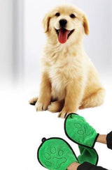 BeNat Pets. Dog Bath Towel Double Drop Pocket Design from BeNat