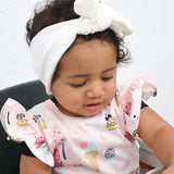 Pink Ice Cream Flutter Bapron from BapronBaby