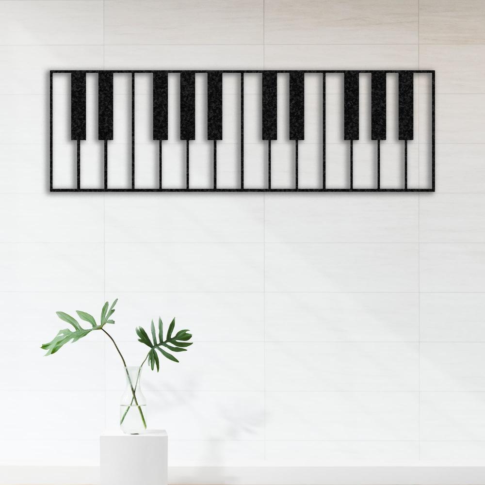 Piano is Life, Music Metal Line Art from VITAHOME DESIGN LLC