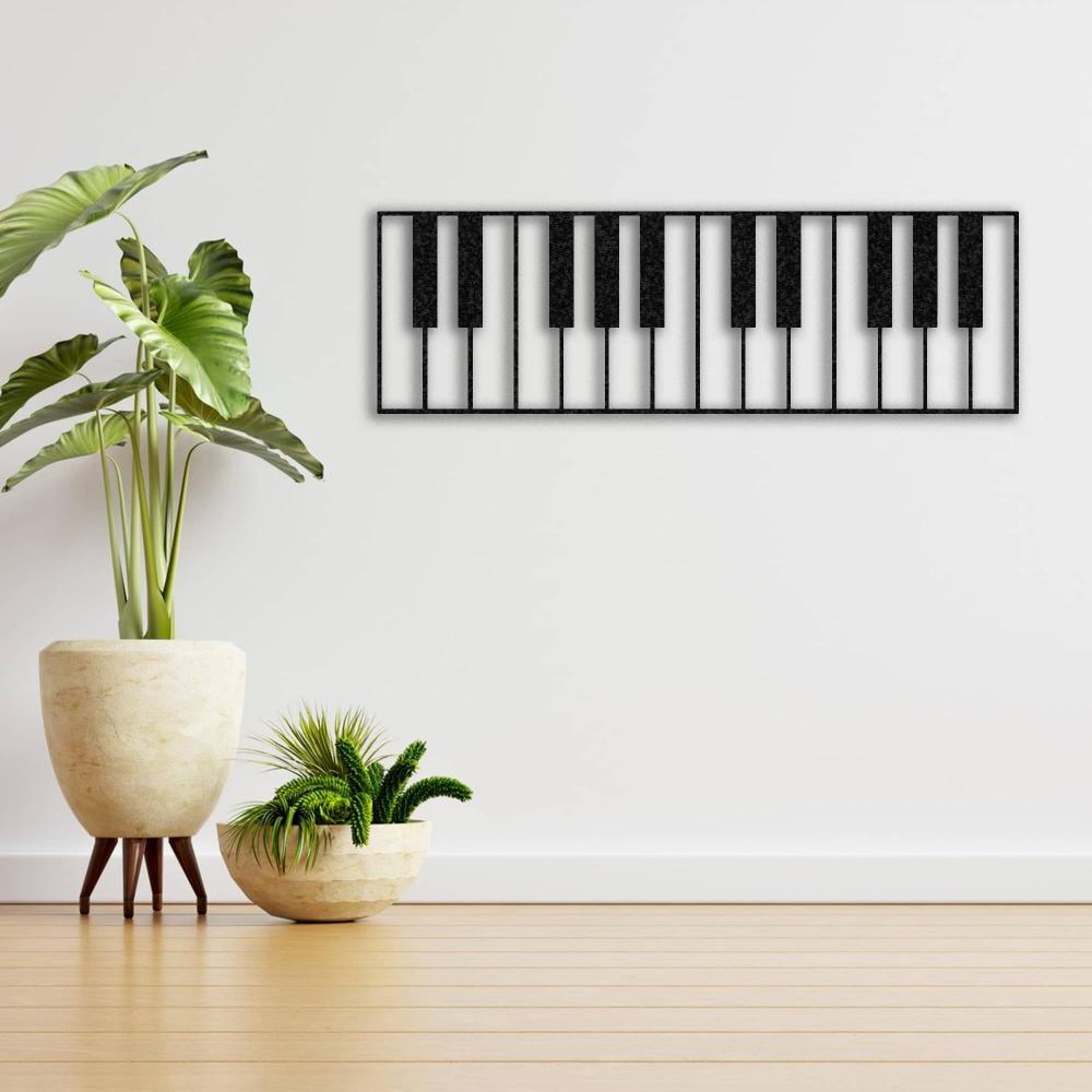 Piano is Life, Music Metal Line Art from VITAHOME DESIGN LLC