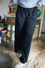 Greta Elastic High Waist Drawstring Sweatpants From Threaded Pear