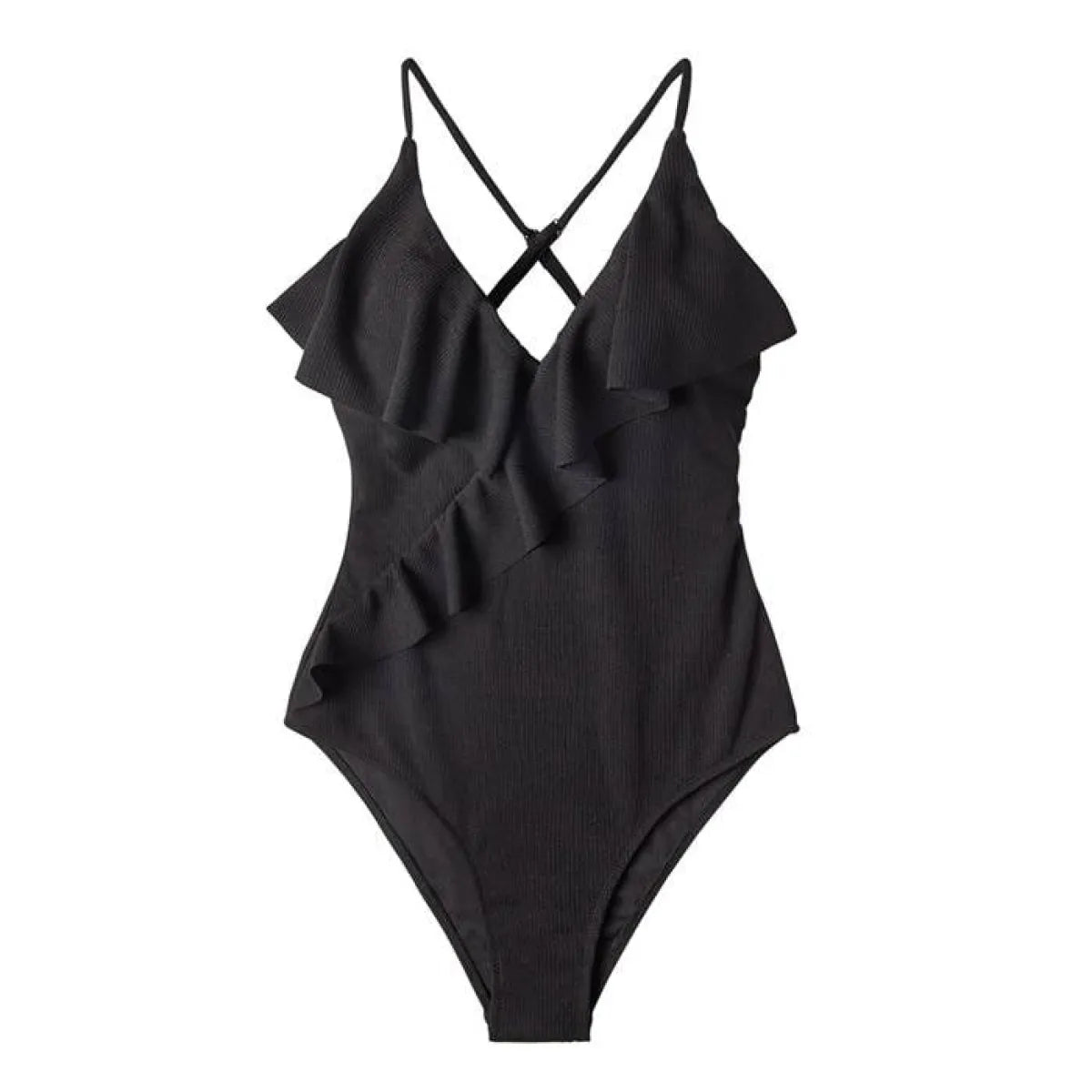 Ruffled One Piece Swimsuits Strap from Kawaii Stop