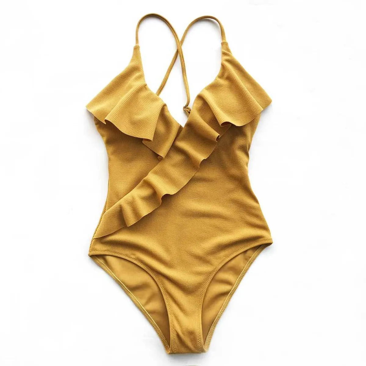 Ruffled One Piece Swimsuits Strap from Kawaii Stop