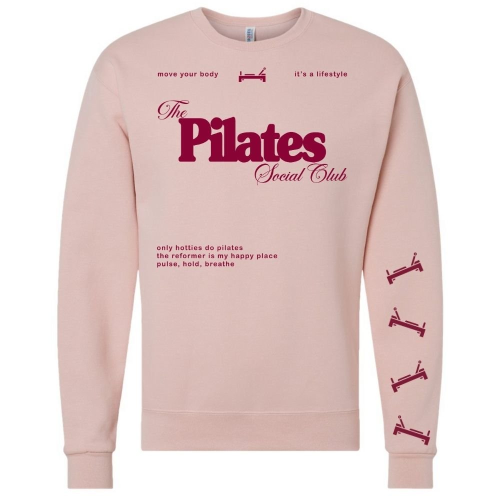 ‘Pilates Social Club' Crewneck Sweatshirt from United Monograms