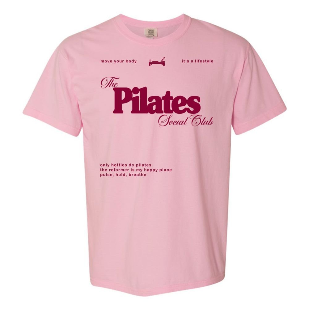 'Pilates Social Club' T-Shirt from United Monograms