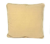 DaDa Bedding Set of 2-Pieces Yellow Apricot Fruits Elegant Tapestry Throw Pillow Covers w/ Inserts - 18" x 18" from DaDalogy Bedding Collection