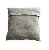 Hand Felted Wool Pillow - Cream Moose Silhouette on Gray - 20" from Arcadia Home
