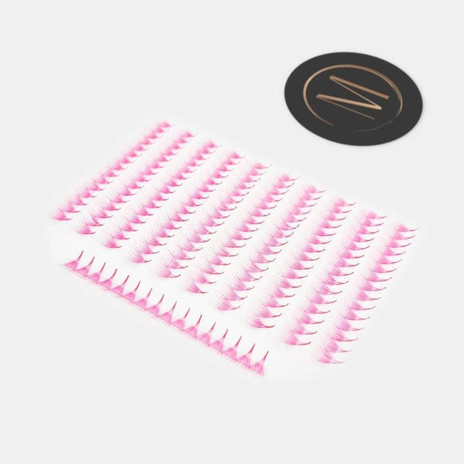Pink 5D Rapid Promade Fans - 600 Fans from Mega Lash Academy