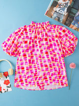 Abstract Geometric Blouse from MsDressly