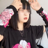 Pink Drip Anime Heart Tee From Kawaii Stop
