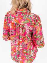 3/4 Sleeve Floral Print Top from MsDressly