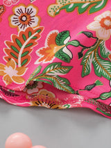 3/4 Sleeve Floral Print Top from MsDressly