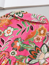 3/4 Sleeve Floral Print Top from MsDressly