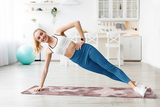 Yoga Mat | 6mm Thick | Pink Snake | Non-Slip | Eco Friendly | Yune Yoga | Alder from Yune Yoga