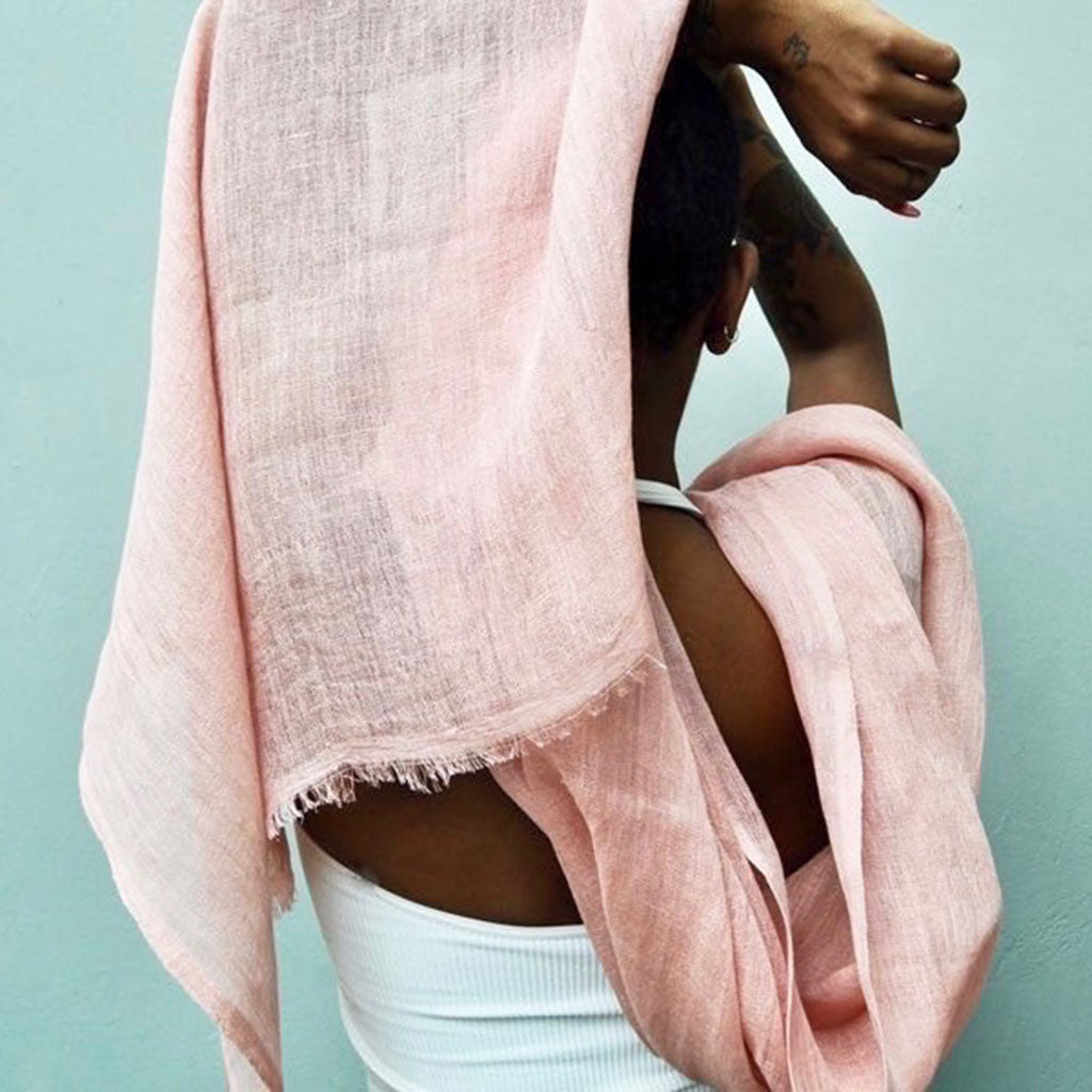 Gauze Linen Scarf from SLATE + SALT