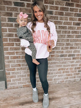 'Pink Mama' Crewneck Sweatshirt from United Monograms