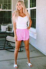 Activewear Pink Checkered Shorts from MsDressly
