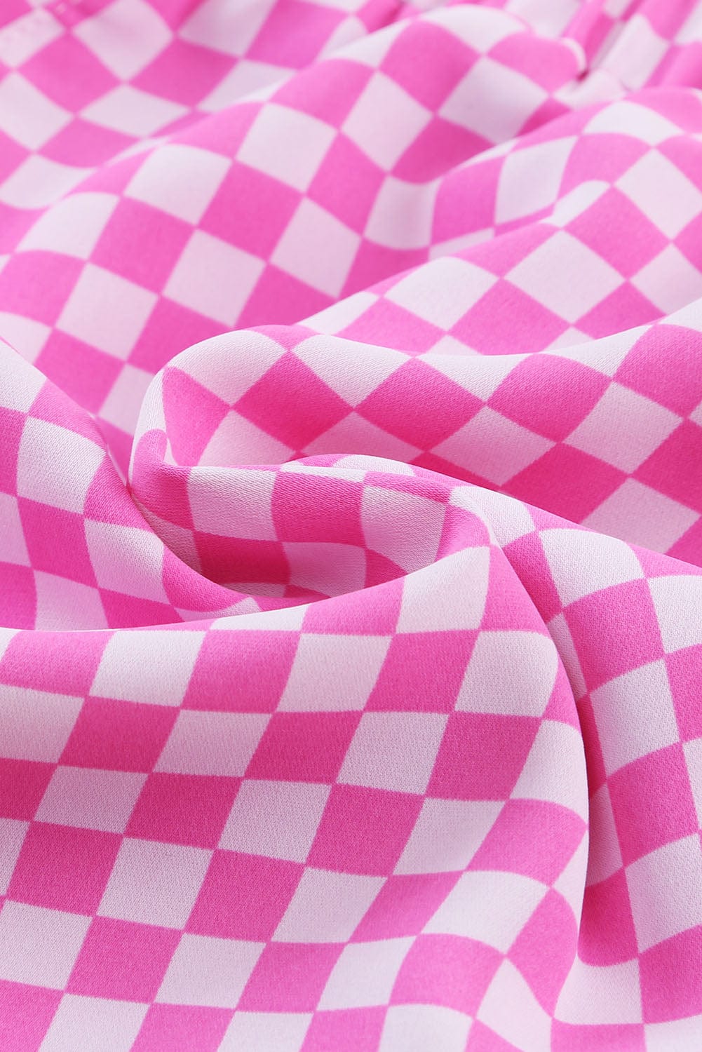 Activewear Pink Checkered Shorts from MsDressly