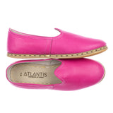 Men's Pink Slip On Shoes from Atlantis Handmade Shoes