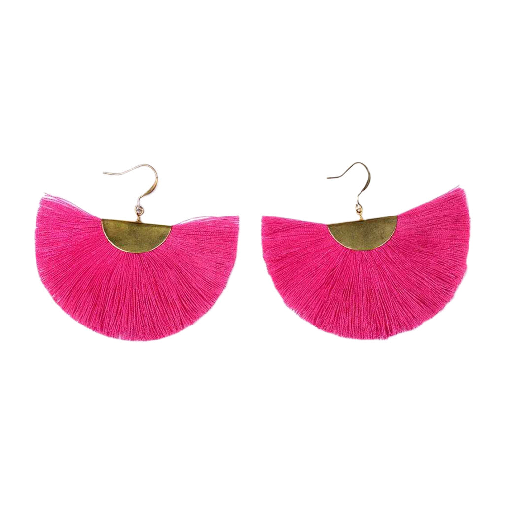 Half Moon Fan Earrings from SLATE + SALT