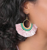 Tassel Fan Earrings from SLATE + SALT