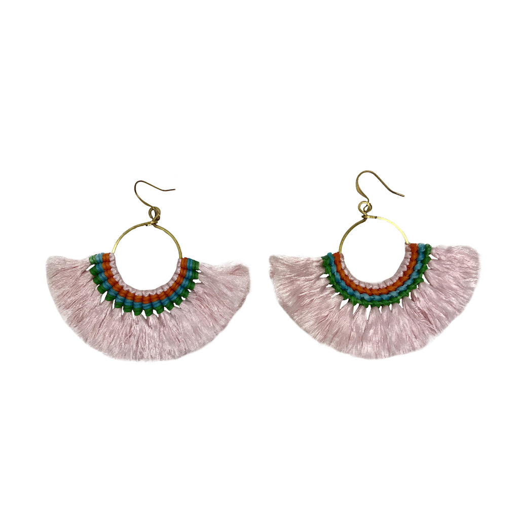 Tassel Fan Earrings from SLATE + SALT