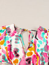 Abstract Print Maxi Dress from MsDressly
