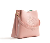 Tabitha - Pink Bucket Bag from Gunas New York