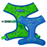 Frenchie Duo Reversible Harness - Green Marble from Frenchie Bulldog