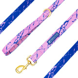 Frenchie Comfort Leash - Pink Marble from Frenchie Bulldog