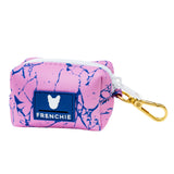 Frenchie Poo Bag Holder - Pink Marble from Frenchie Bulldog