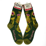 Pitcher Plant Crew Socks from FootClothes