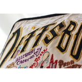 Pittsburgh Hand-Embroidered Pillow from Quirks!