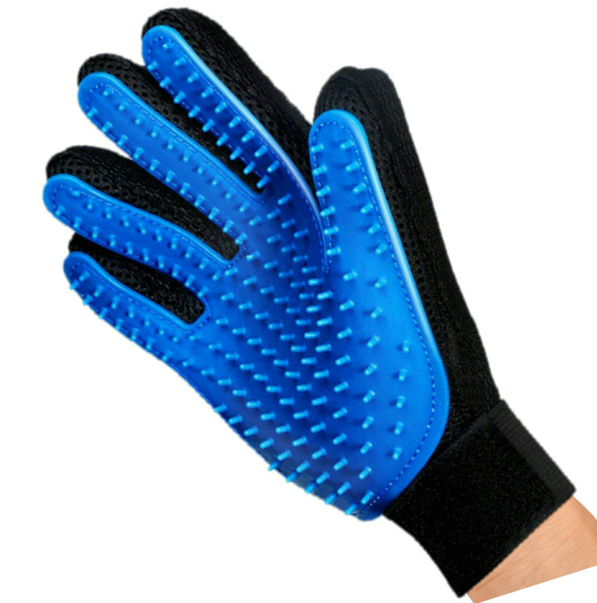 Mr. Peanut's 2 Pak HanD 259 Silicone Pins Pet Grooming Gloves from Mr. Peanut's Pet Carriers